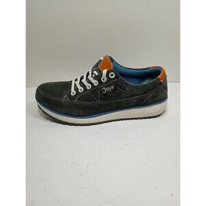 Joya Womens Trainers Vancouver Black Blue Sneakers Suede Size 8.5